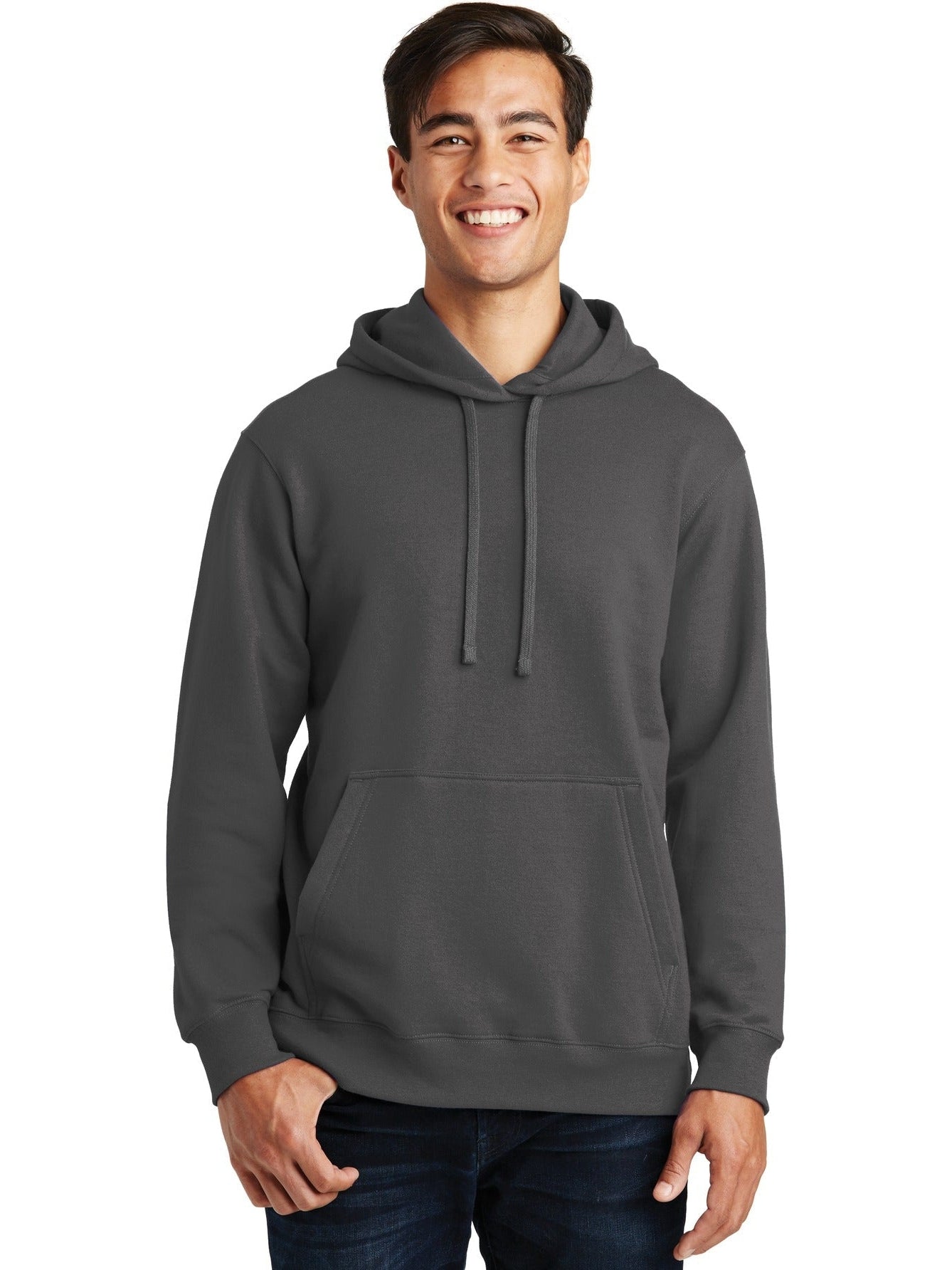 no-logo Port & Company Fan Favorite Fleece Pullover Hooded Sweatshirt-Regular-Port & Company-Thread Logic