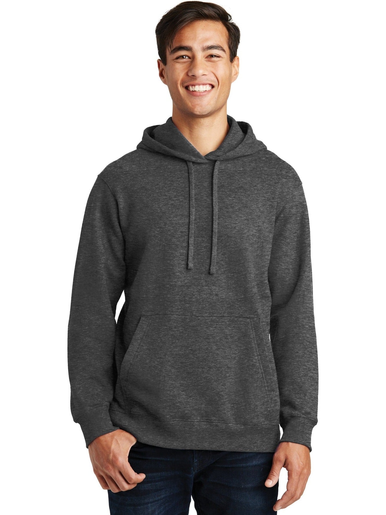 no-logo Port & Company Fan Favorite Fleece Pullover Hooded Sweatshirt-Regular-Port & Company-Thread Logic
