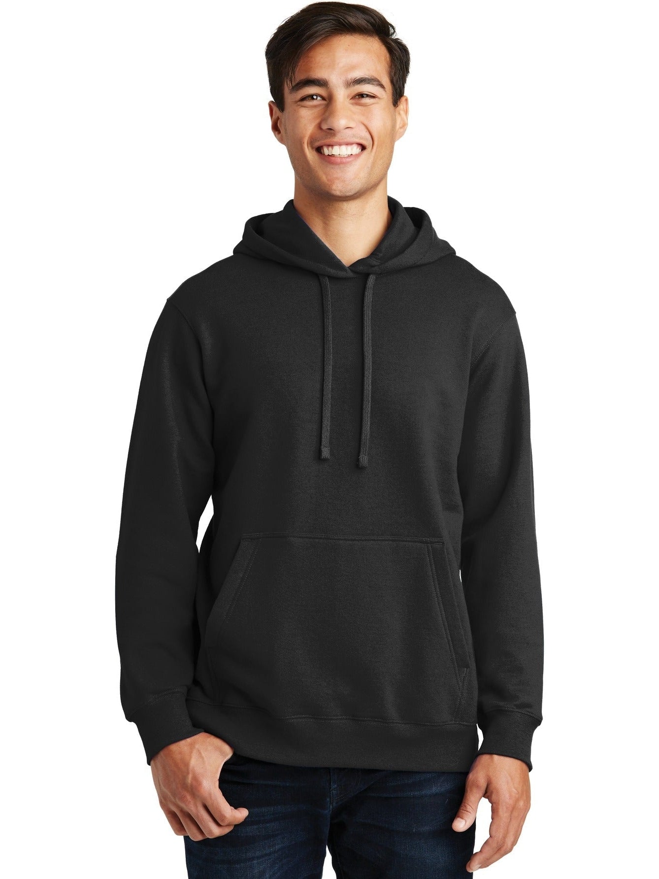 no-logo Port & Company Fan Favorite Fleece Pullover Hooded Sweatshirt-Regular-Port & Company-Thread Logic