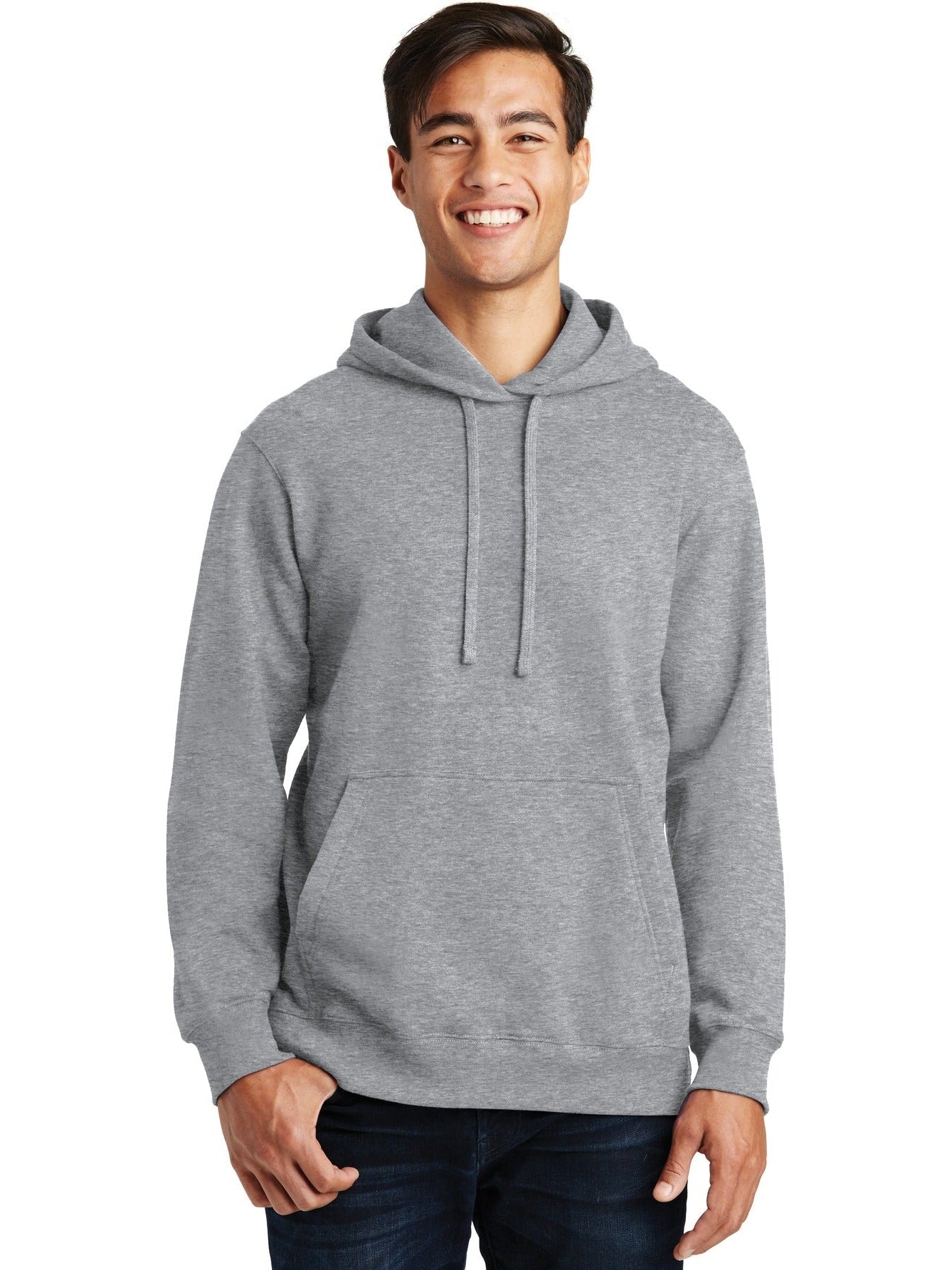 no-logo Port & Company Fan Favorite Fleece Pullover Hooded Sweatshirt-Regular-Port & Company-Thread Logic
