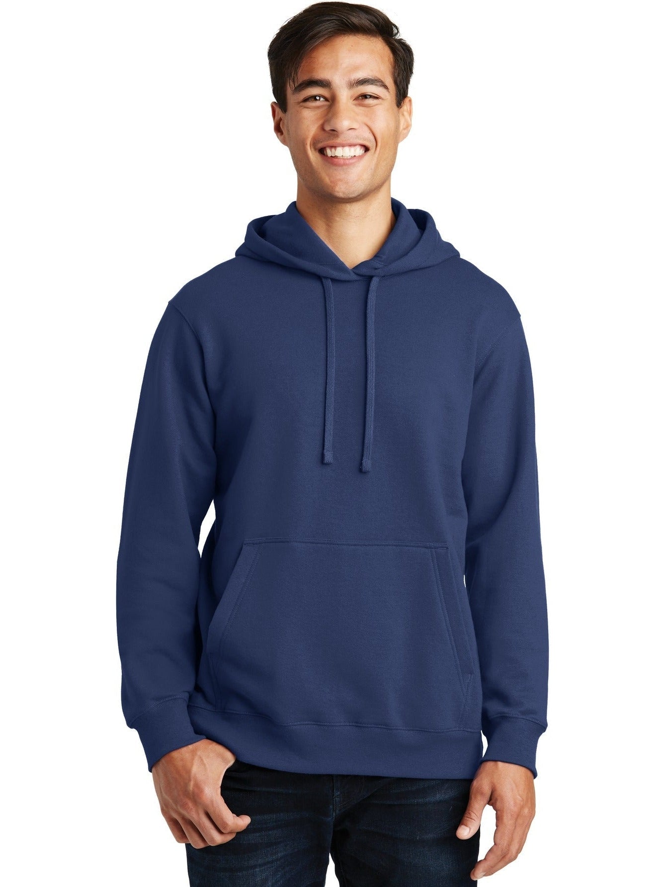 no-logo Port & Company Fan Favorite Fleece Pullover Hooded Sweatshirt-Regular-Port & Company-Thread Logic