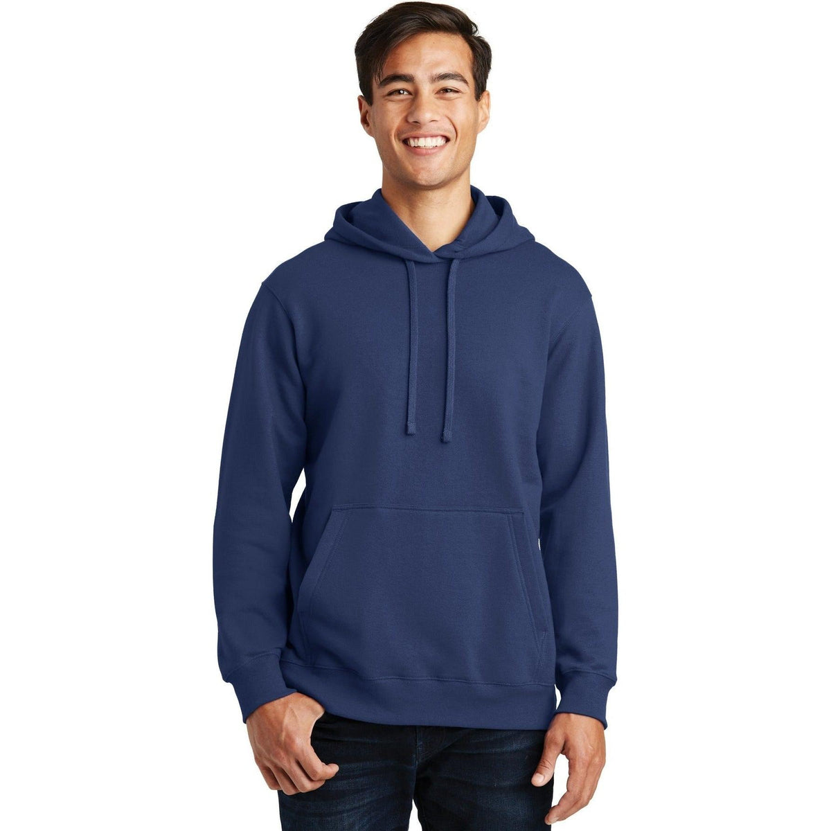 no-logo Port & Company Fan Favorite Fleece Pullover Hooded Sweatshirt-Regular-Port & Company-Thread Logic