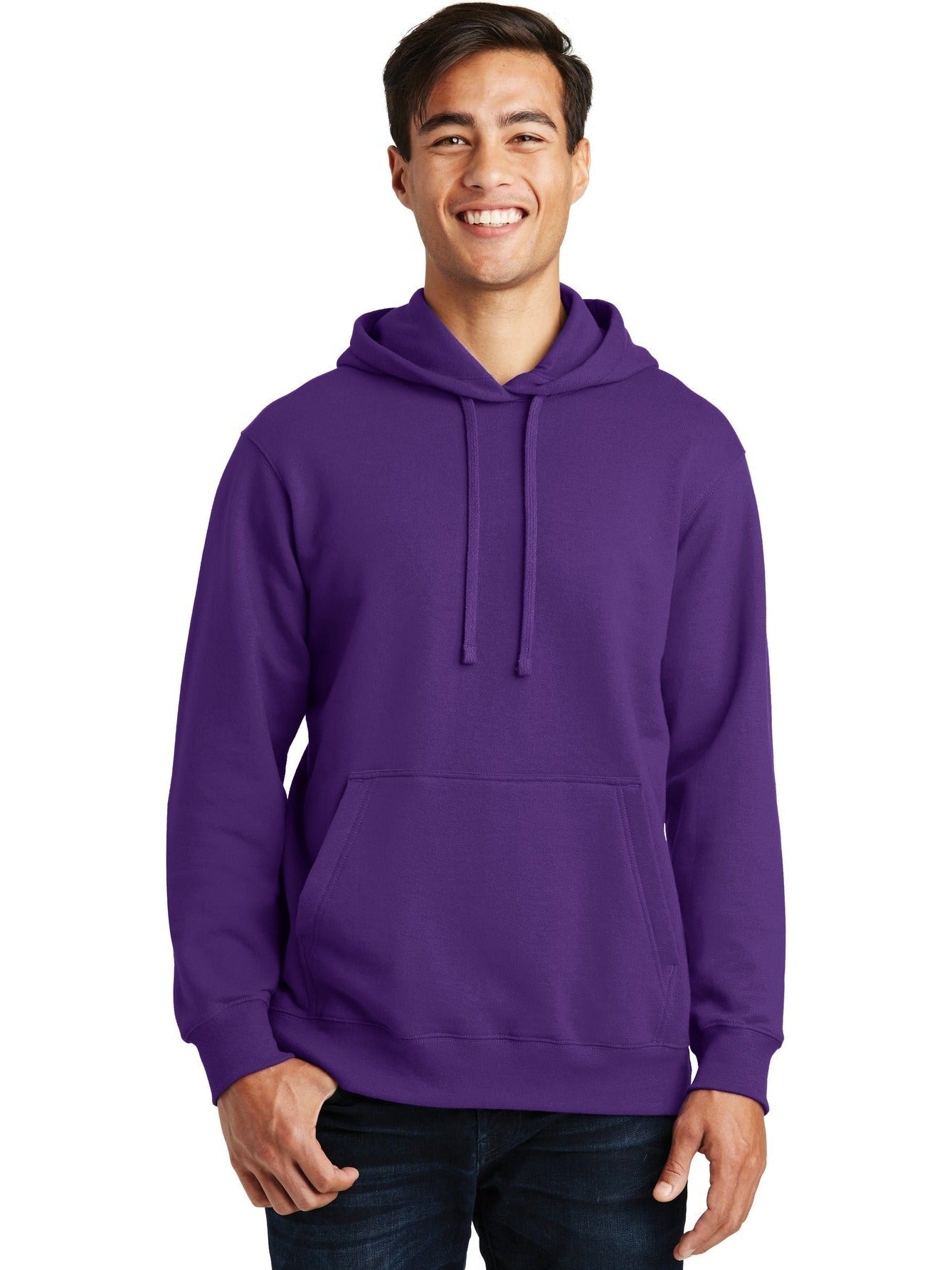 no-logo Port & Company Fan Favorite Fleece Pullover Hooded Sweatshirt-Regular-Port & Company-Thread Logic