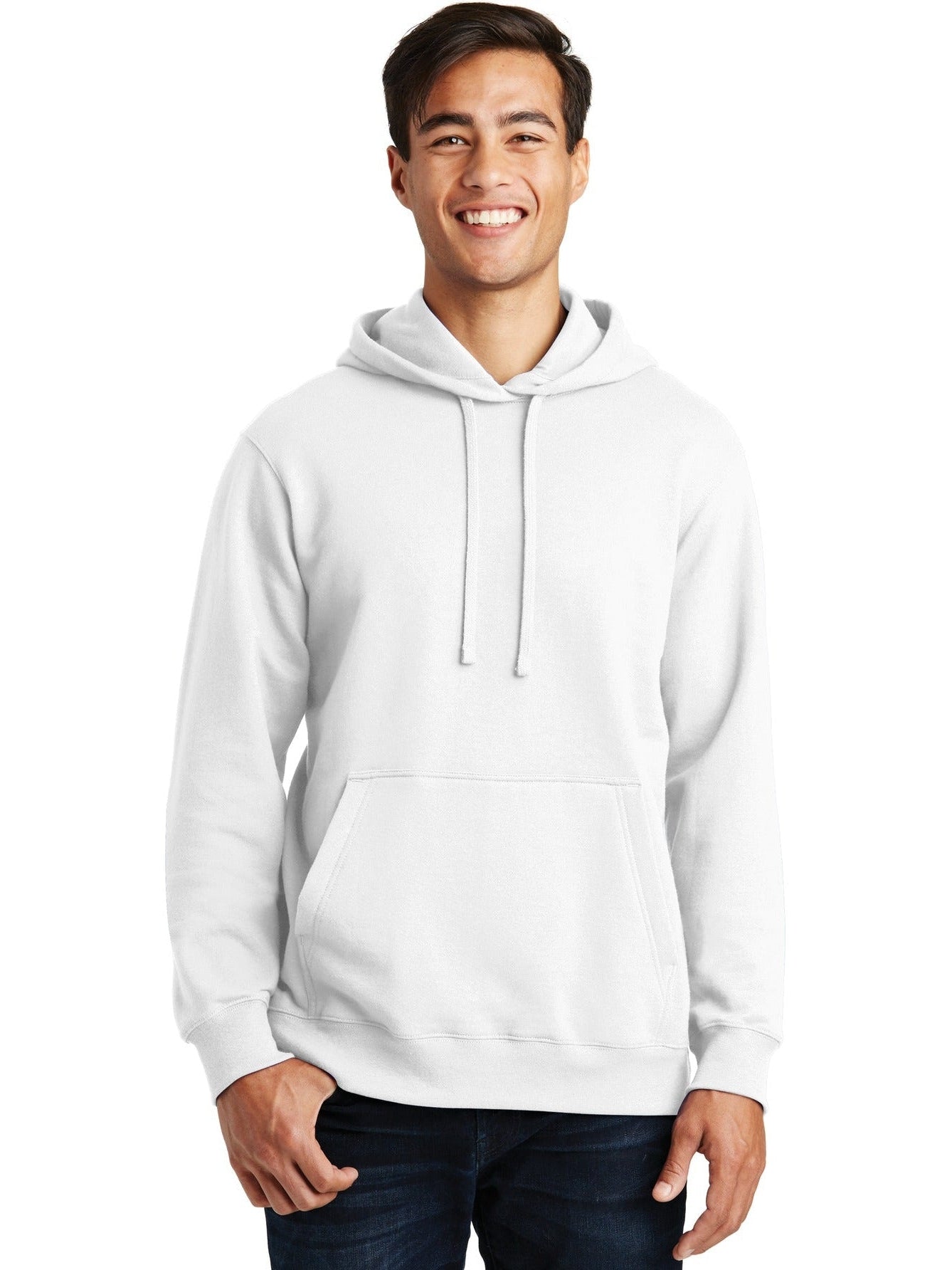 no-logo Port & Company Fan Favorite Fleece Pullover Hooded Sweatshirt-Regular-Port & Company-Thread Logic