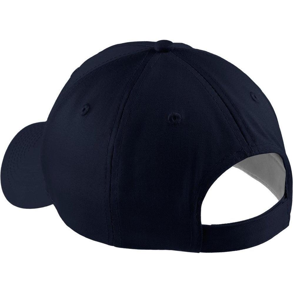 no-logo Port & Company Five-Panel Twill Cap-Regular-Port & Company-Thread Logic