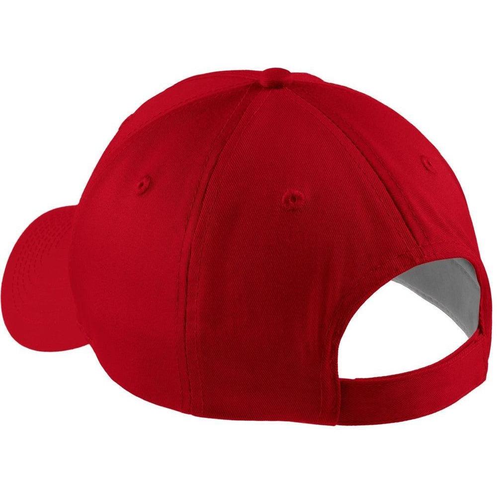 no-logo Port & Company Five-Panel Twill Cap-Regular-Port & Company-Thread Logic