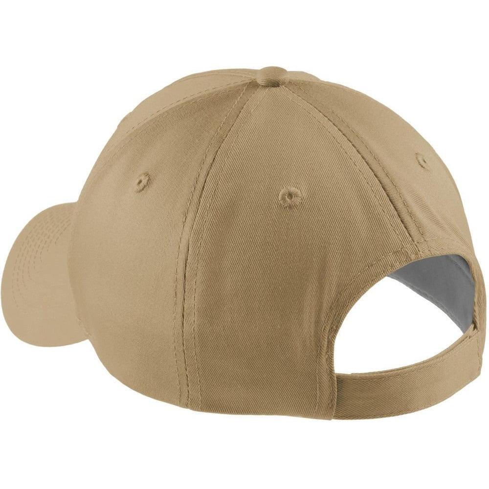 no-logo Port & Company Five-Panel Twill Cap-Regular-Port & Company-Thread Logic