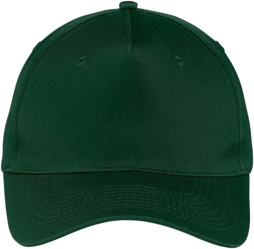 Port & Company Five-Panel Twill Cap-Regular-Port & Company-Hunter-OSFA-Thread Logic