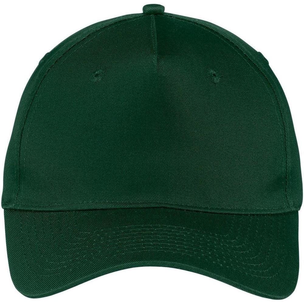 no-logo Port & Company Five-Panel Twill Cap-Regular-Port & Company-Hunter-OSFA-Thread Logic
