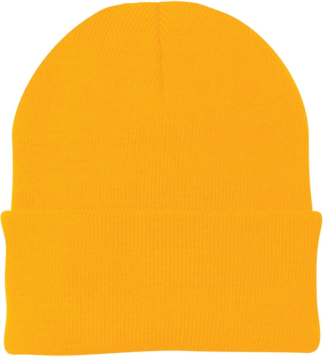Port & Company Knit Cap-Regular-Port & Company-Athletic Gold-Thread Logic