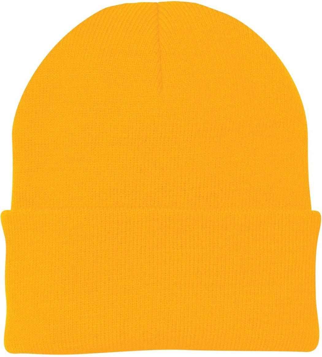 Port & Company Knit Cap-Regular-Port & Company-Athletic Gold-Thread Logic