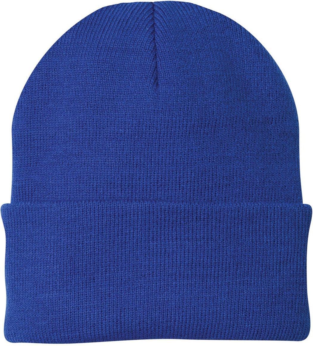 Port & Company Knit Cap-Regular-Port & Company-Athletic Royal-Thread Logic