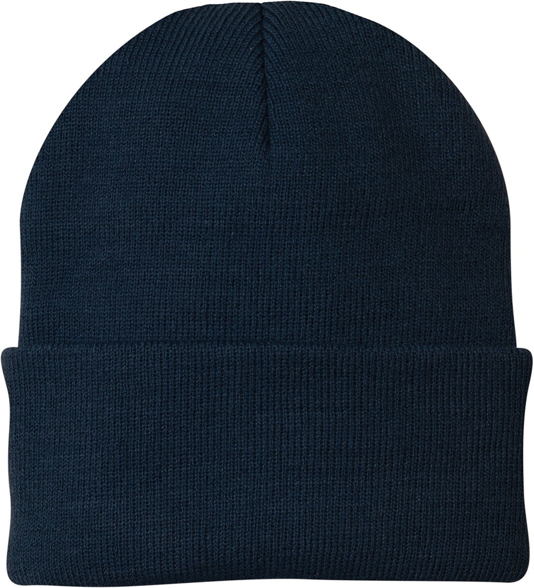 Port & Company Knit Cap-Regular-Port & Company-Navy-Thread Logic