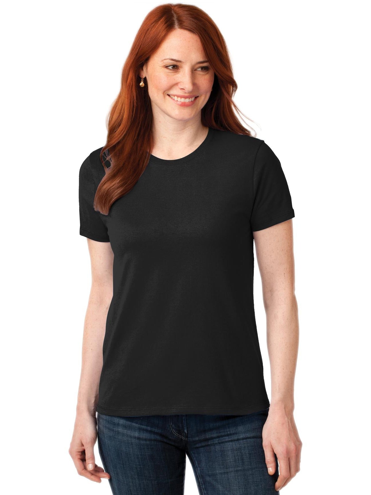 no-logo Port & Company Ladies 50/50 T-Shirt-Regular-Port & Company-Thread Logic
