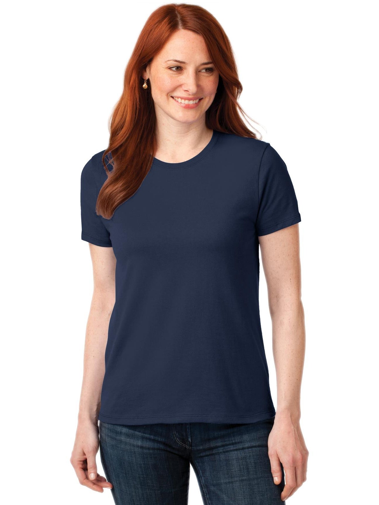 no-logo Port & Company Ladies 50/50 T-Shirt-Regular-Port & Company-Thread Logic