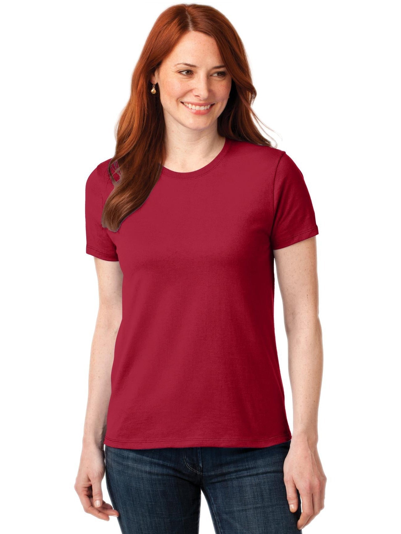 no-logo Port & Company Ladies 50/50 T-Shirt-Regular-Port & Company-Thread Logic