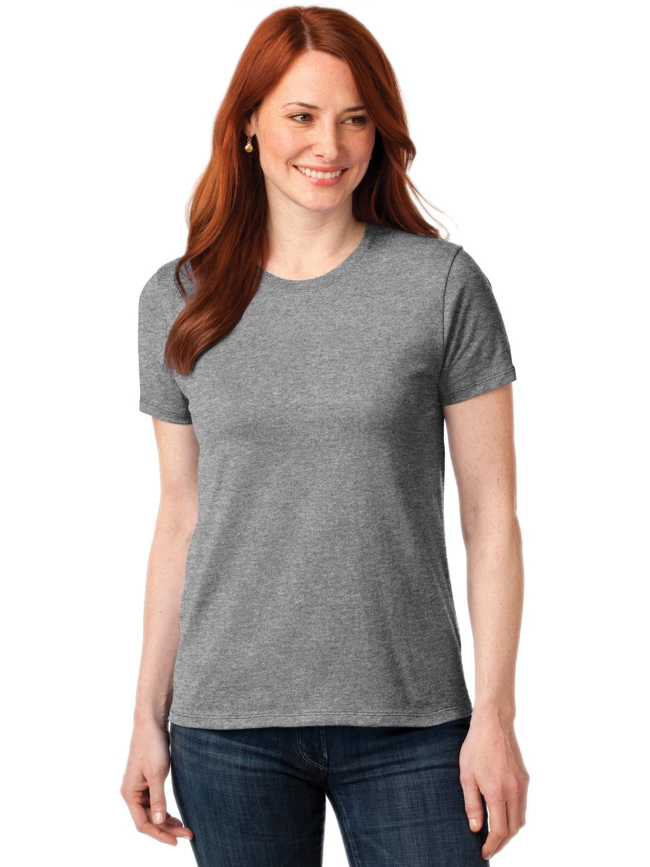 no-logo Port & Company Ladies 50/50 T-Shirt-Regular-Port & Company-Thread Logic