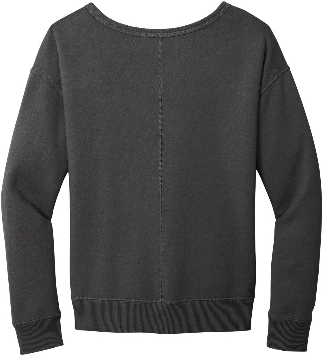 no-logo Port & Company Ladies Beach Wash Garment-Dyed V-Neck Sweatshirt-Apparel-Port & Company-Thread Logic