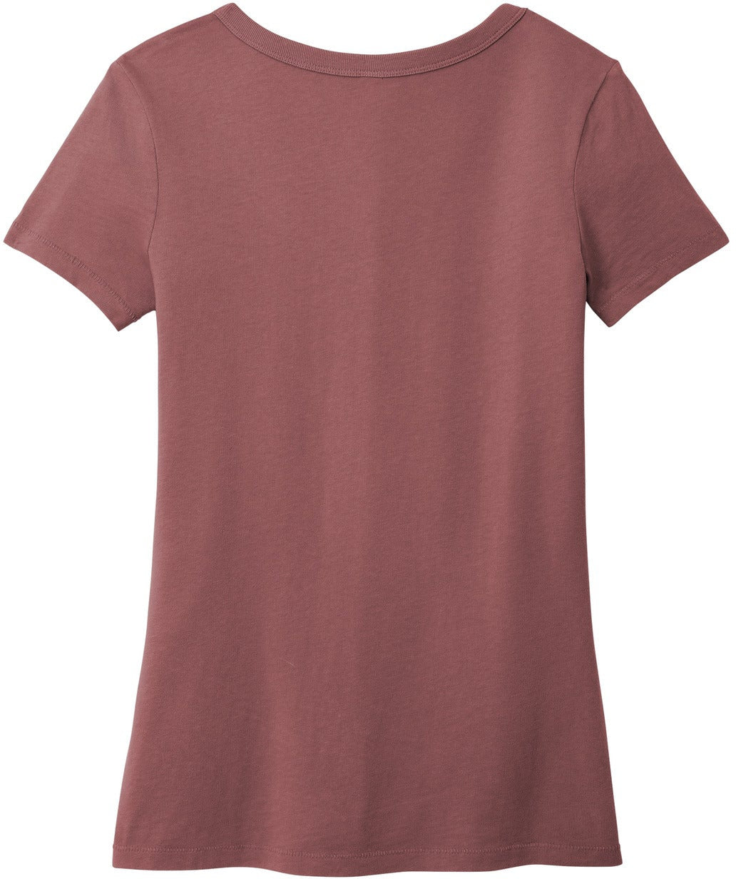 no-logo Port & Company Ladies Beach Wash Garment-Dyed V-Neck Tee-Apparel-Port & Company-Thread Logic