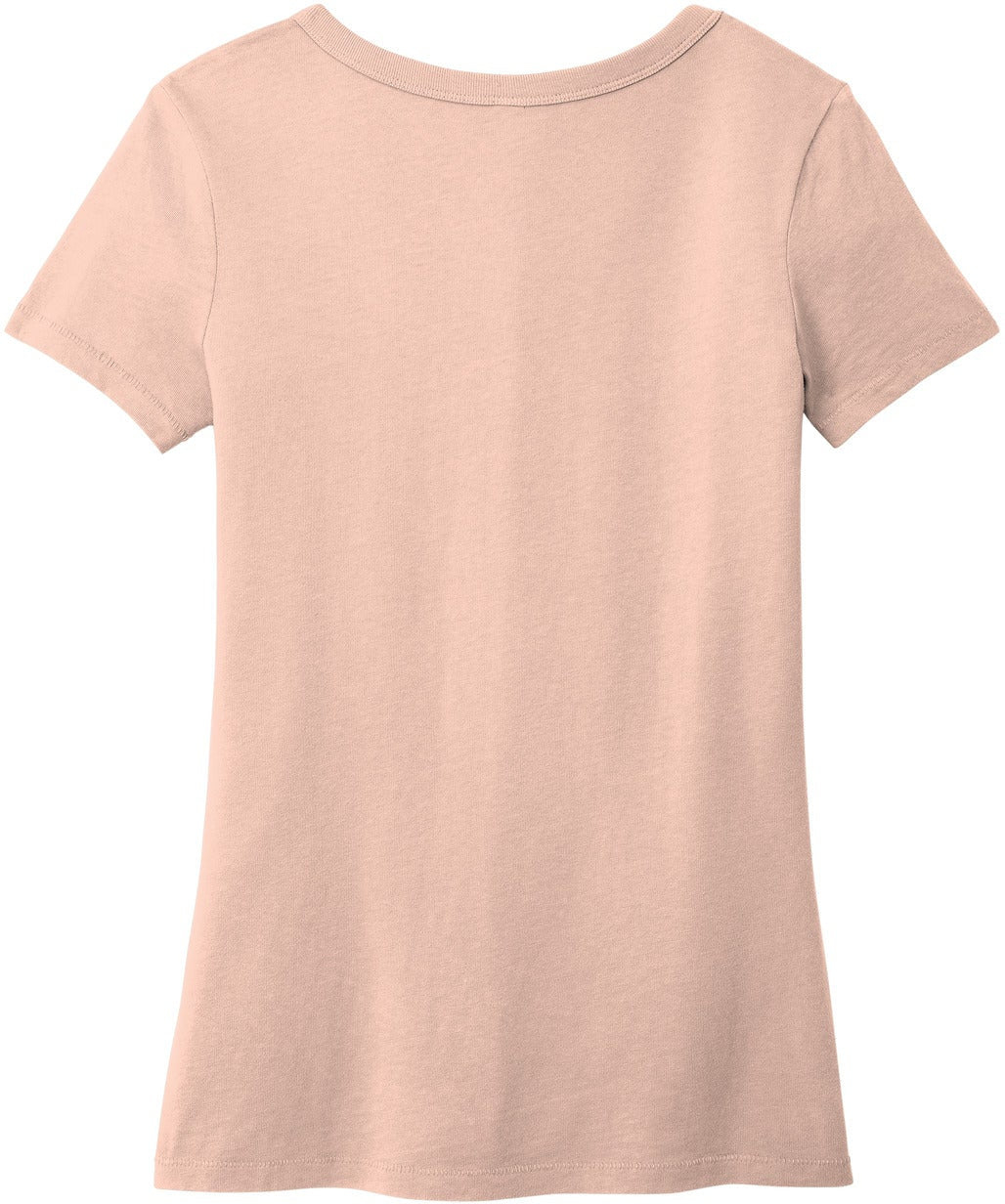 no-logo Port & Company Ladies Beach Wash Garment-Dyed V-Neck Tee-Apparel-Port & Company-Thread Logic
