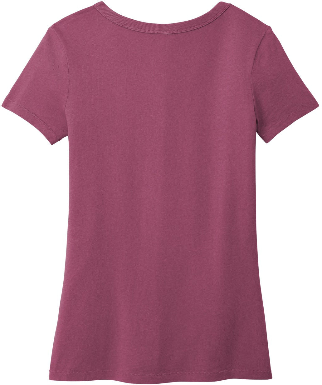 no-logo Port & Company Ladies Beach Wash Garment-Dyed V-Neck Tee-Apparel-Port & Company-Thread Logic