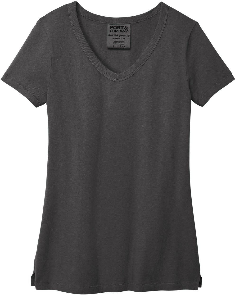 Port & Company Ladies Beach Wash Garment-Dyed V-Neck Tee