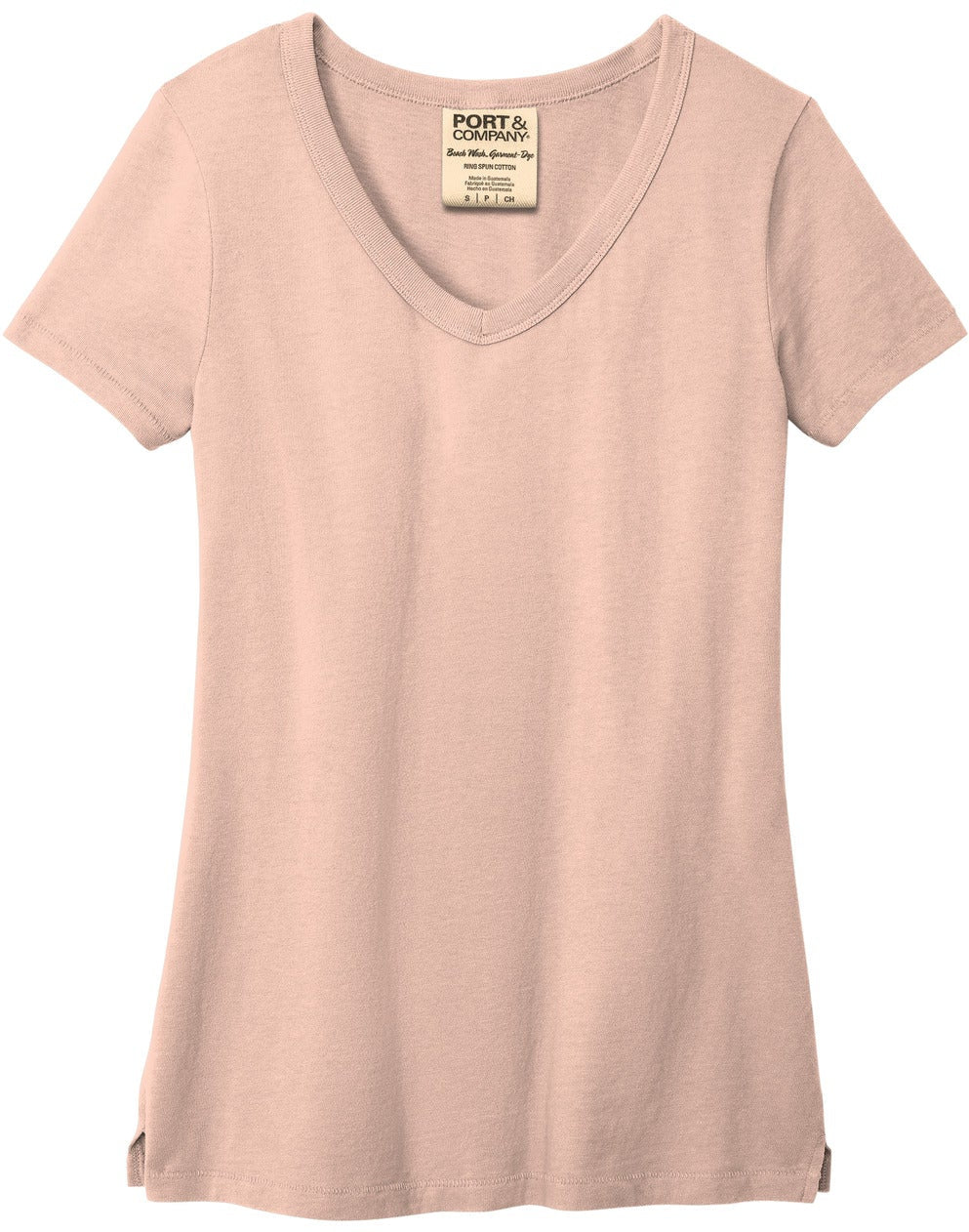 Port & Company Ladies Beach Wash Garment-Dyed V-Neck Tee