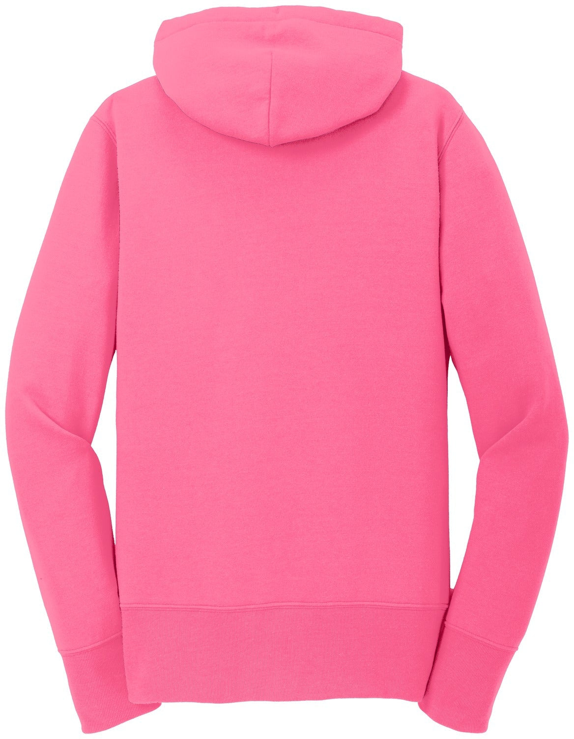 no-logo Port & Company Ladies Core Fleece Full-Zip Hooded Sweatshirt-Regular-Port & Company-Thread Logic