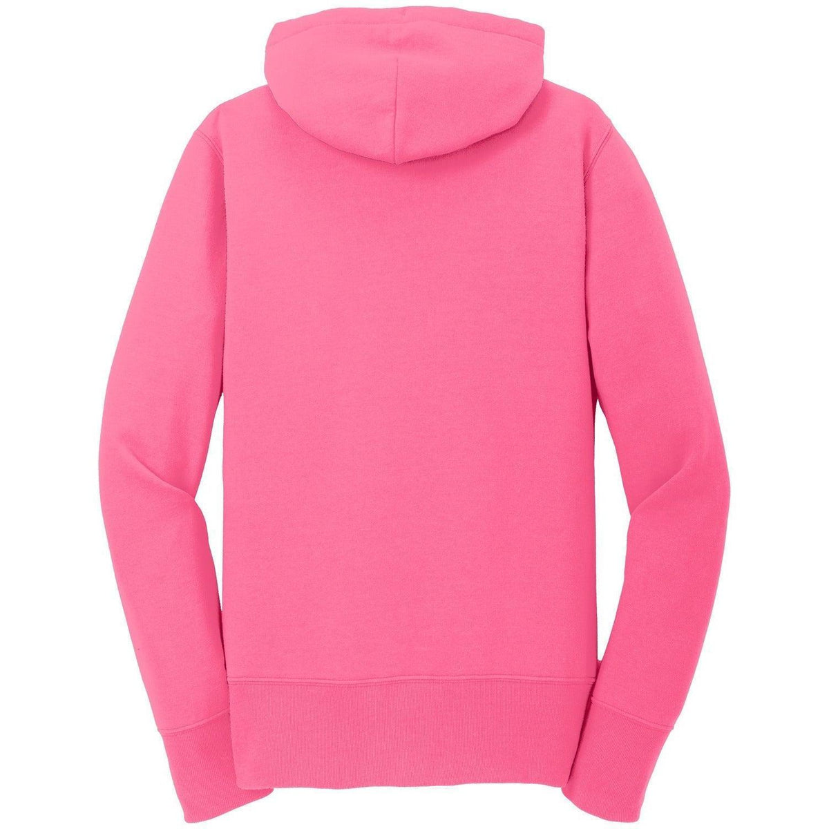 no-logo Port & Company Ladies Core Fleece Full-Zip Hooded Sweatshirt-Regular-Port & Company-Thread Logic