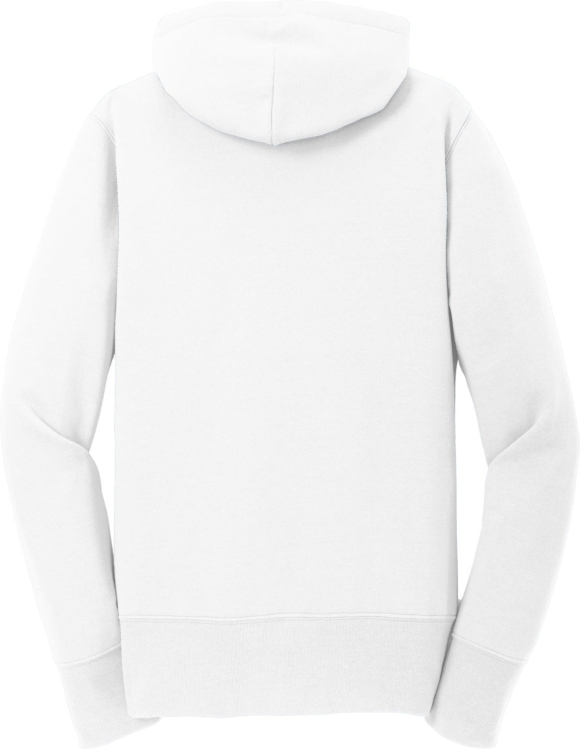 no-logo Port & Company Ladies Core Fleece Full-Zip Hooded Sweatshirt-Regular-Port & Company-Thread Logic