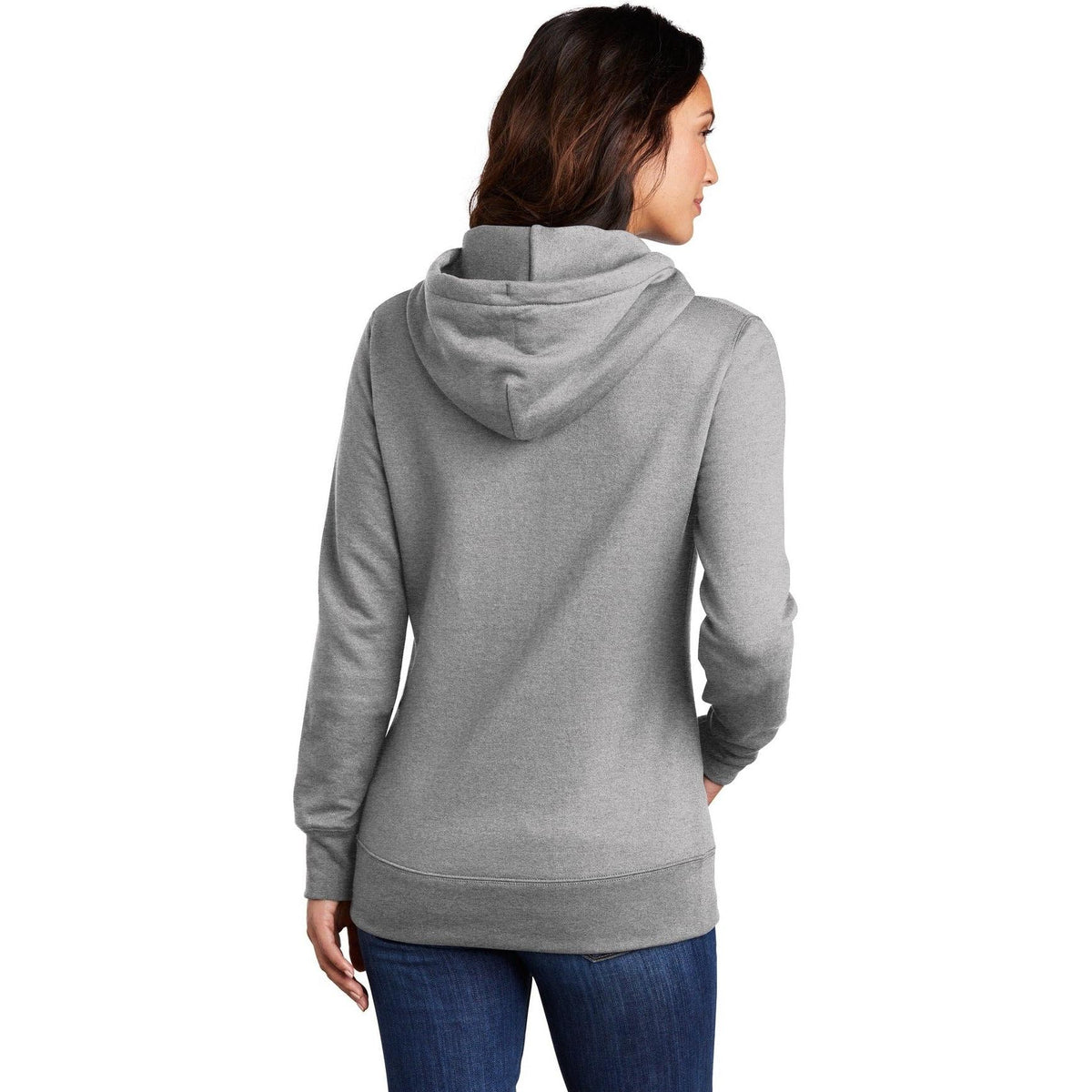 no-logo Port & Company Ladies Core Fleece Pullover Hooded Sweatshirt-Regular-Port & Company-Thread Logic