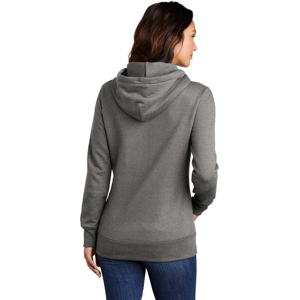 no-logo Port & Company Ladies Core Fleece Pullover Hooded Sweatshirt-Regular-Port & Company-Thread Logic