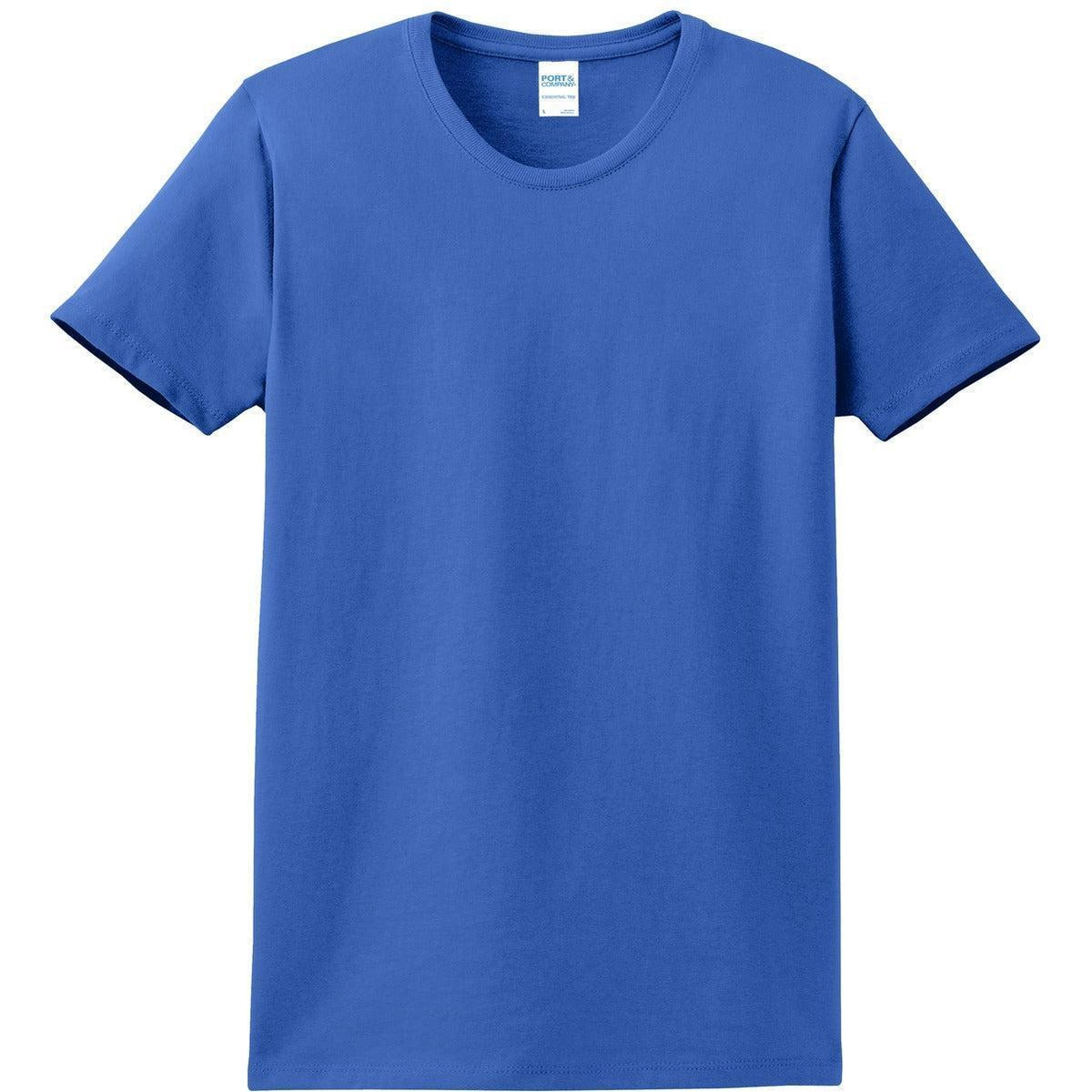 no-logo Port & Company Women's Essential T-Shirt-Polos-Port & Company-Royal-XS-Thread Logic