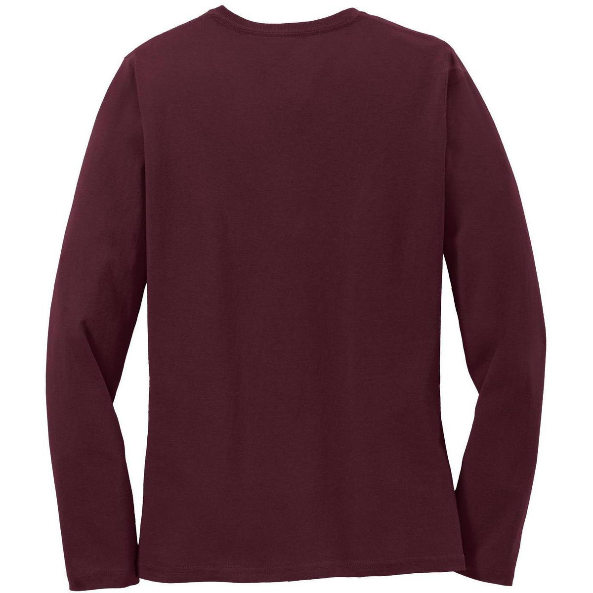 no-logo Port & Company Women's Long Sleeve Cotton T-Shirt-Regular-Port & Company-Thread Logic