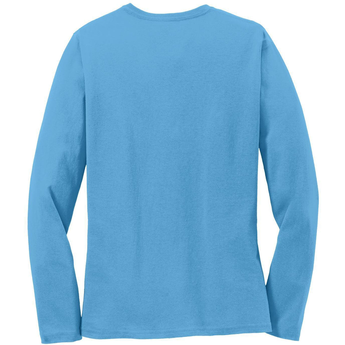 no-logo Port & Company Women's Long Sleeve Cotton T-Shirt-Regular-Port & Company-Thread Logic