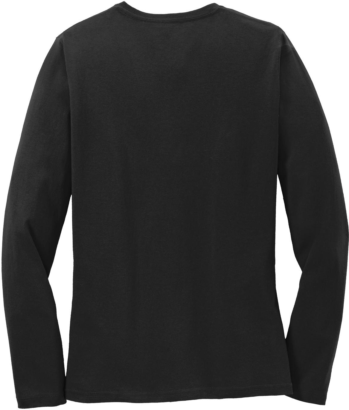 no-logo Port & Company Ladies Long Sleeve Cotton T-Shirt-Regular-Port & Company-Thread Logic