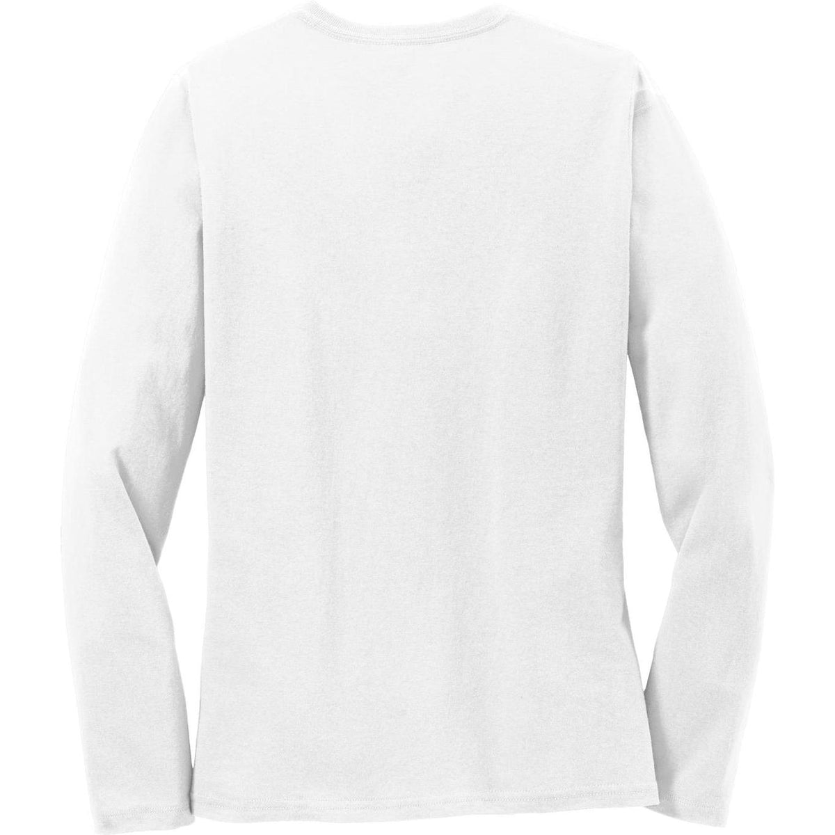 no-logo Port & Company Women's Long Sleeve Cotton T-Shirt-Regular-Port & Company-Thread Logic