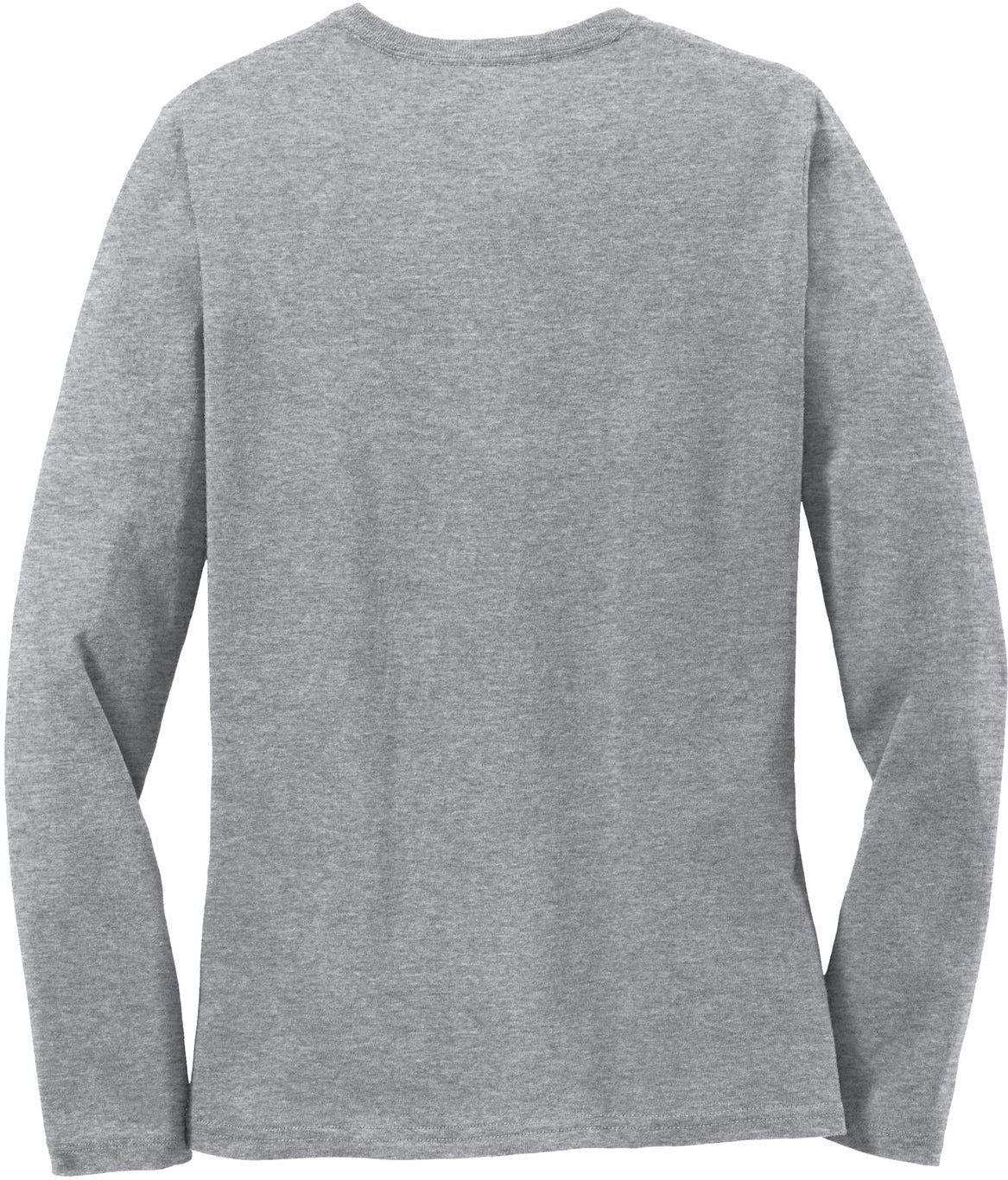no-logo Port & Company Ladies Long Sleeve Cotton T-Shirt-Regular-Port & Company-Thread Logic