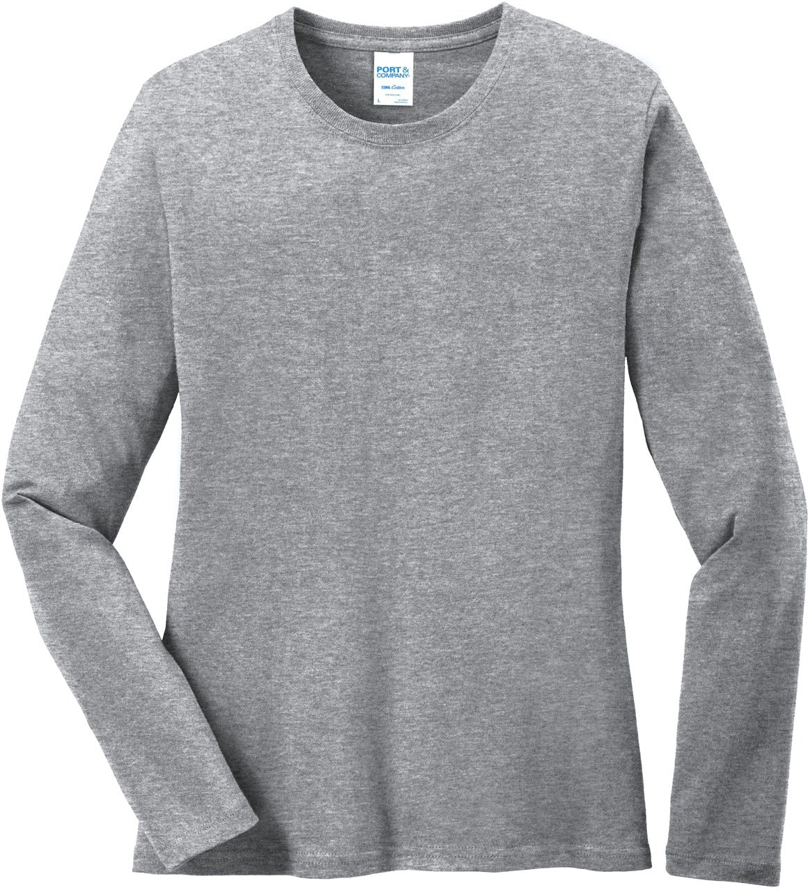 Port & Company Ladies Long Sleeve Cotton T-Shirt