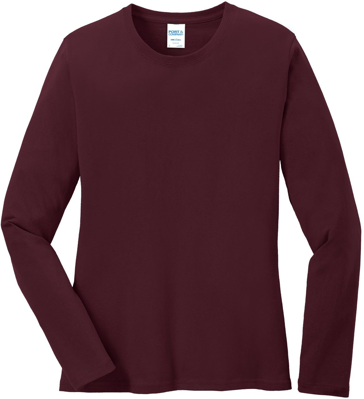 Port & Company Ladies Long Sleeve Cotton T-Shirt