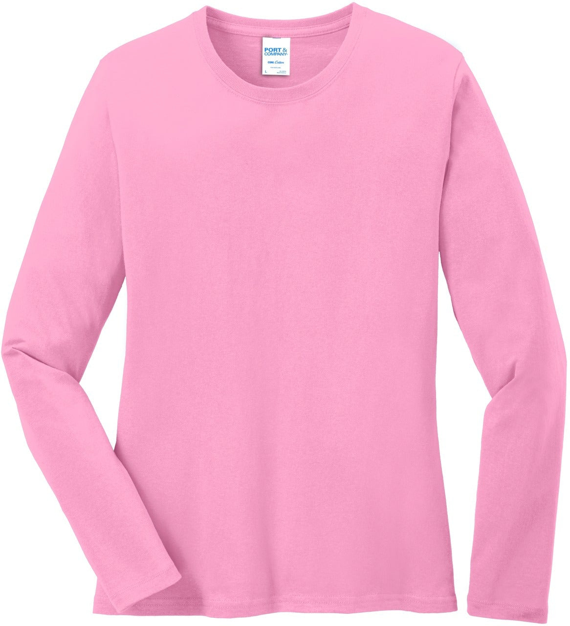 Port & Company Ladies Long Sleeve Cotton T-Shirt