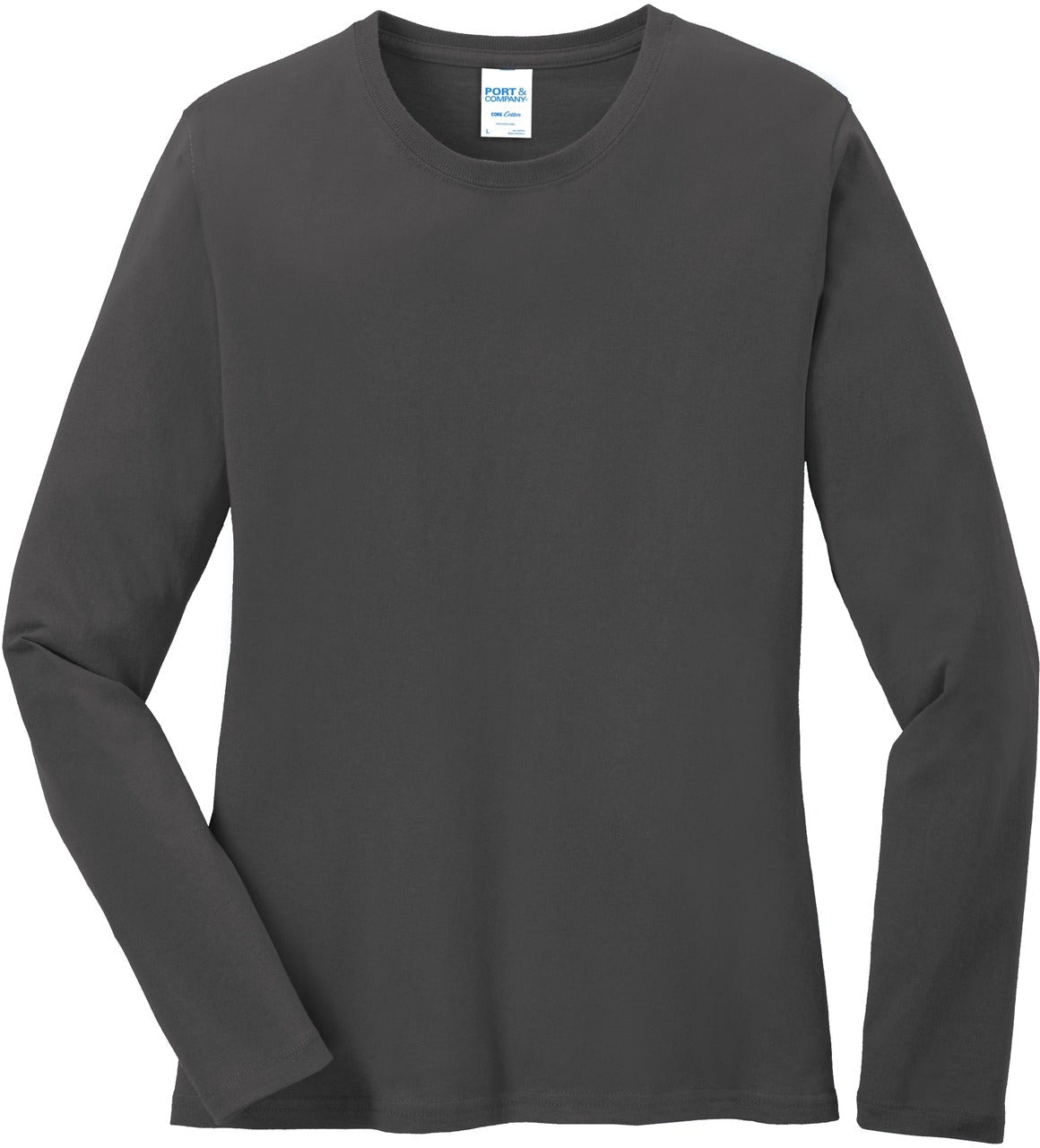 Port & Company Ladies Long Sleeve Cotton T-Shirt