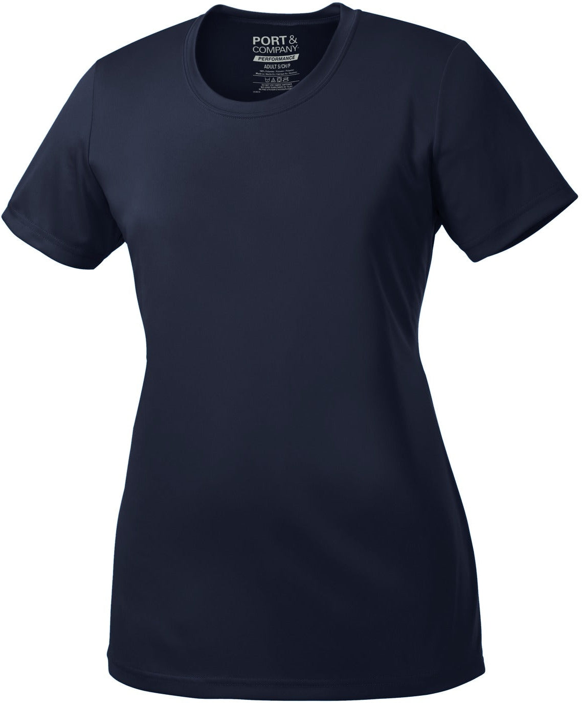 Port & Company Ladies Performance Tee-Regular-Port & Company-Deep Navy-S-Thread Logic
