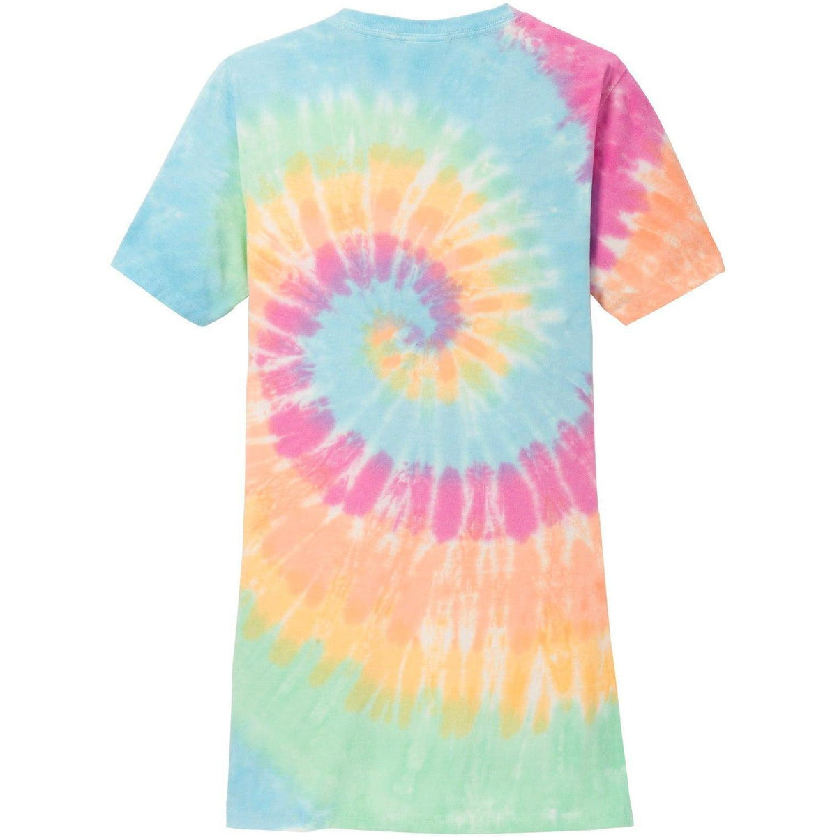 no-logo Port & Company Women's Tie-Dye V-Neck Tee-Polos-Port & Company-Thread Logic