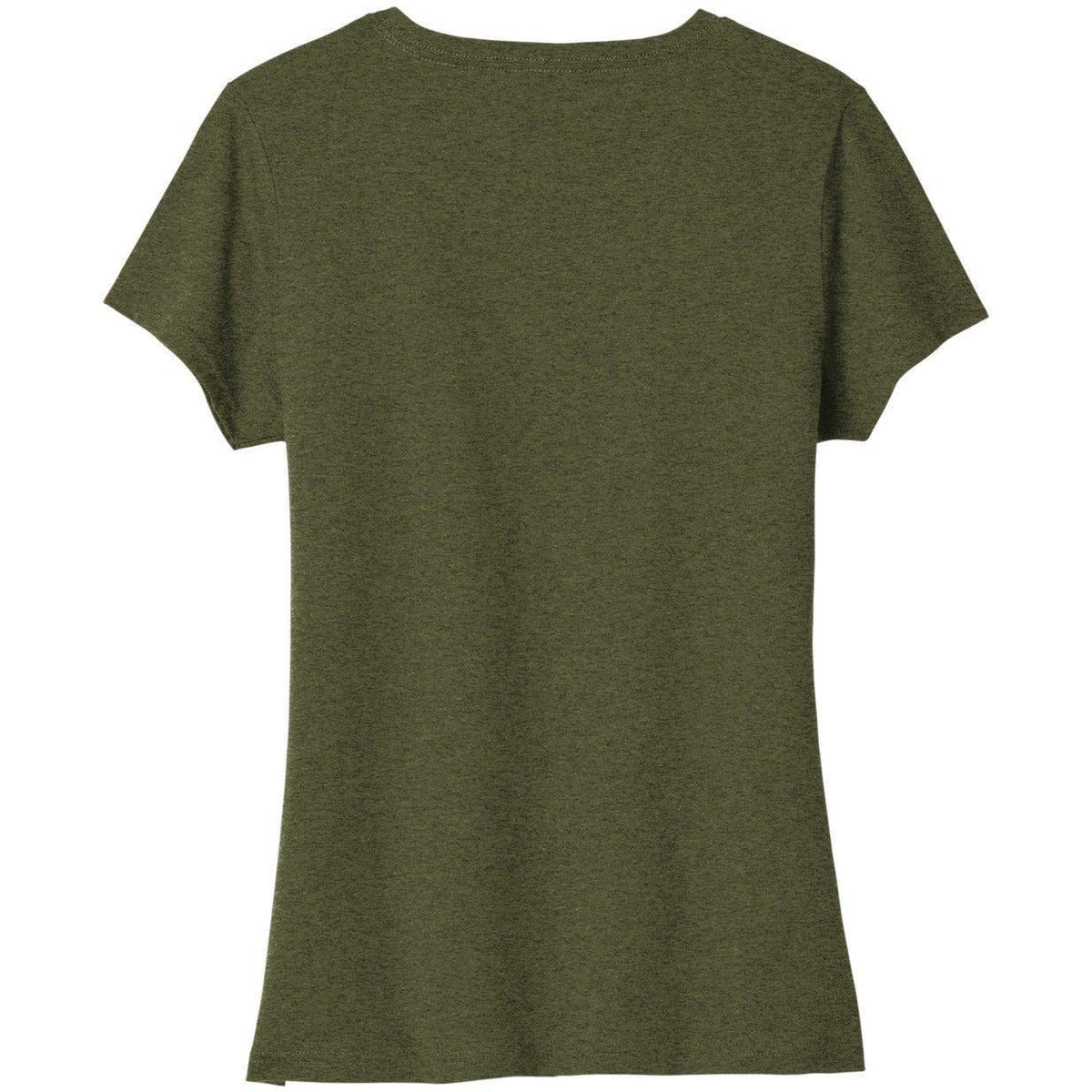 no-logo Port & Company Ladies Tri-Blend V-Neck Tee-Regular-Port & Company-Thread Logic