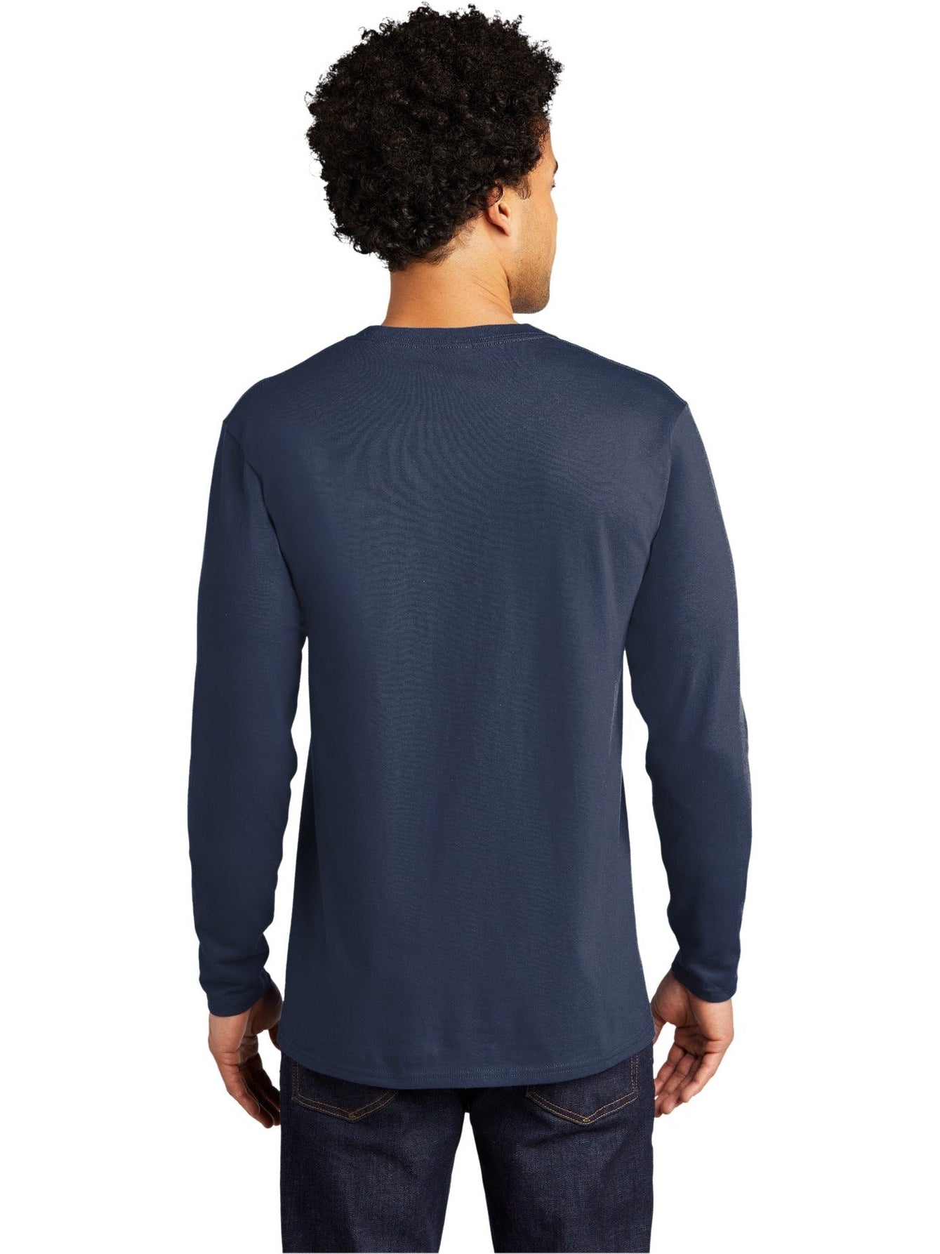no-logo Port & Company Long Sleeve Bouncer Tee-Regular-Port & Company-Thread Logic