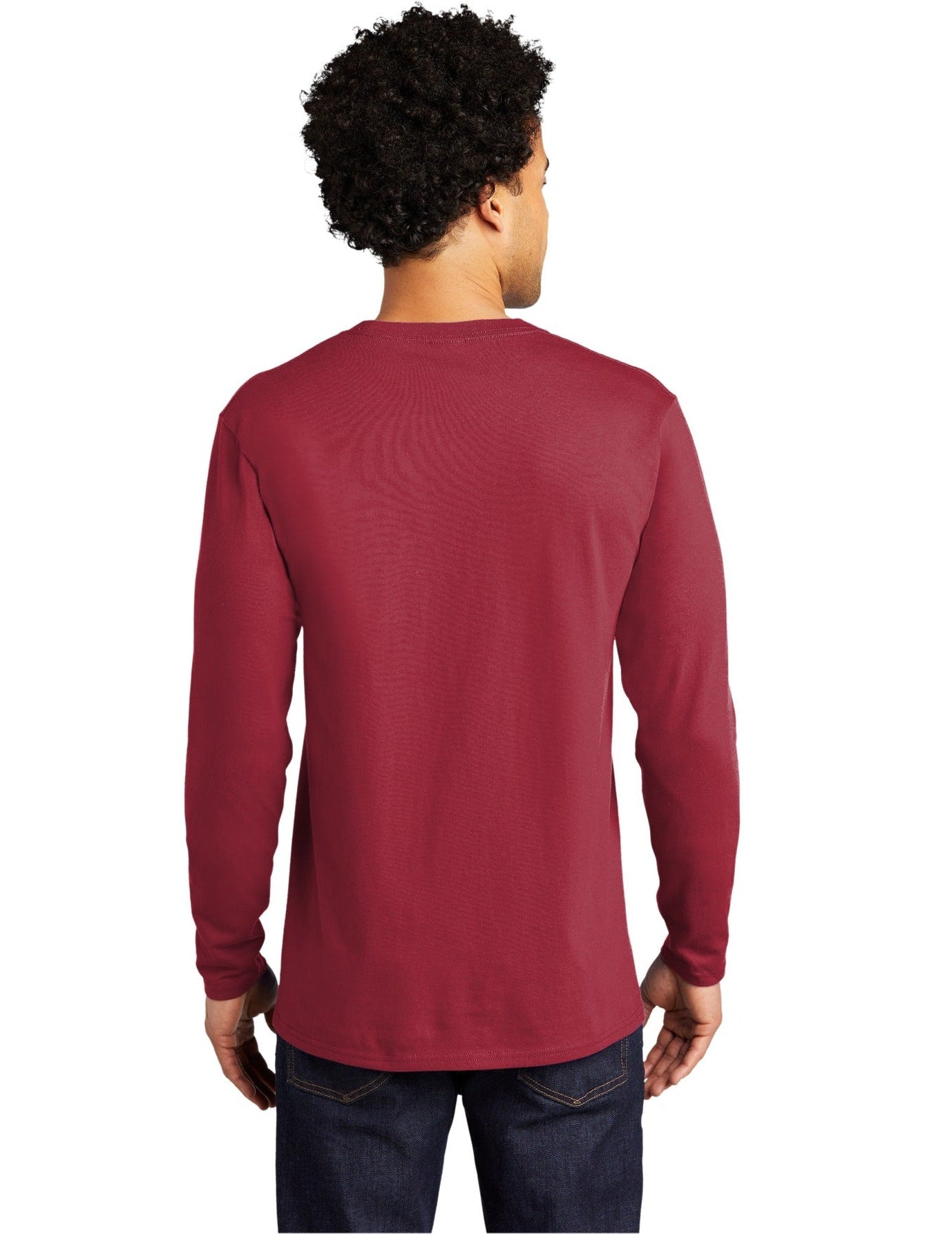 no-logo Port & Company Long Sleeve Bouncer Tee-Regular-Port & Company-Thread Logic