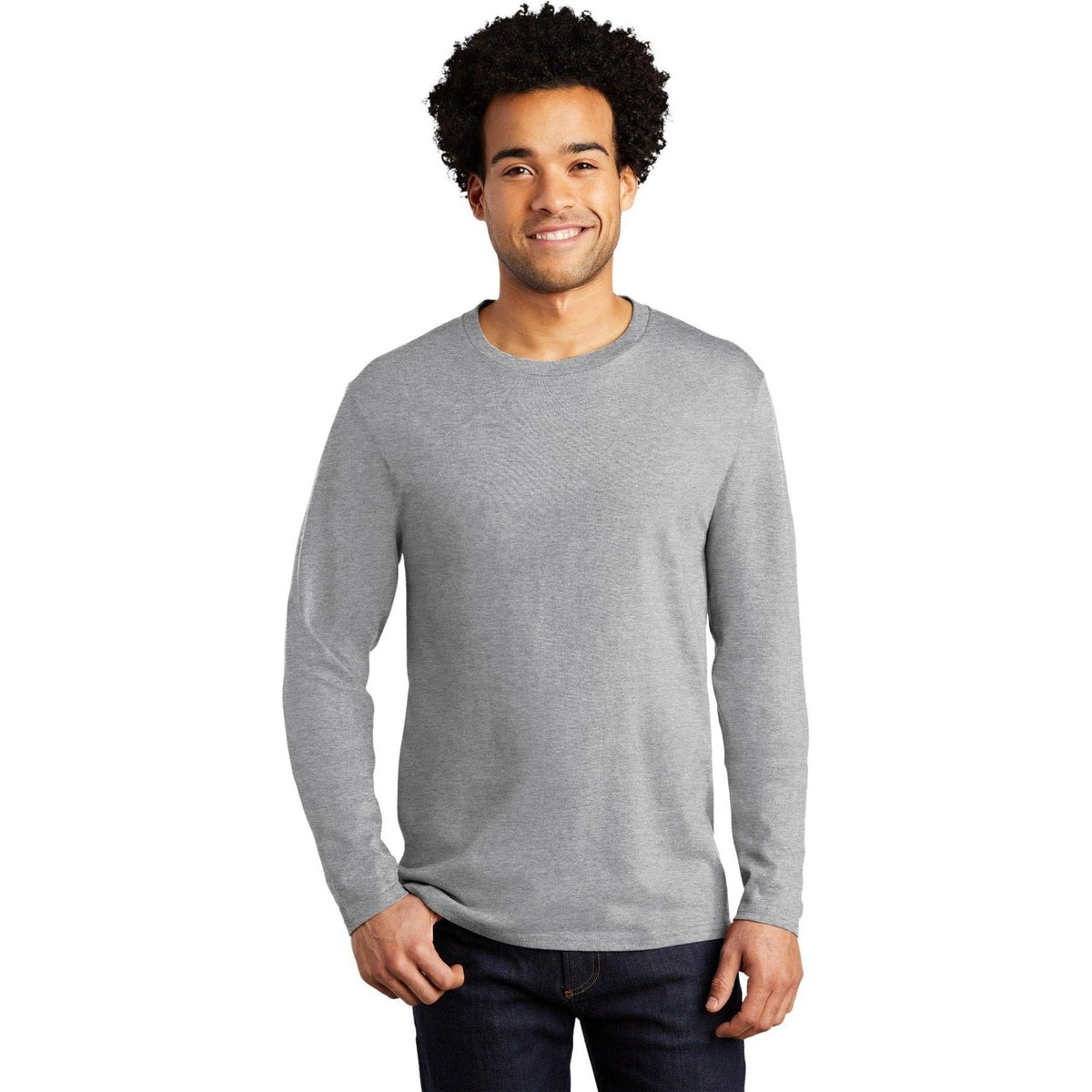 no-logo Port & Company Long Sleeve Bouncer Tee-Regular-Port & Company-Thread Logic