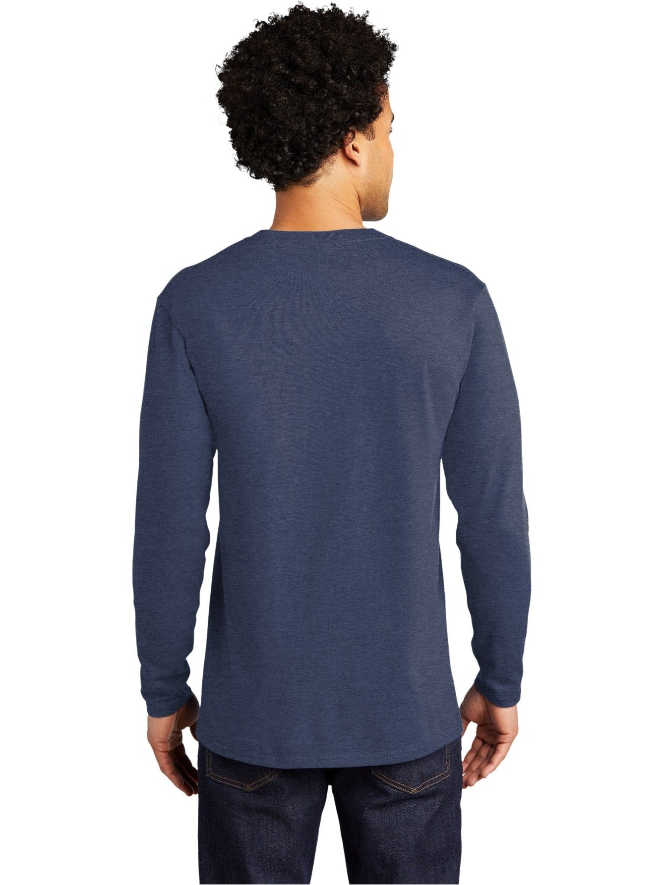 no-logo Port & Company Long Sleeve Bouncer Tee-Regular-Port & Company-Thread Logic