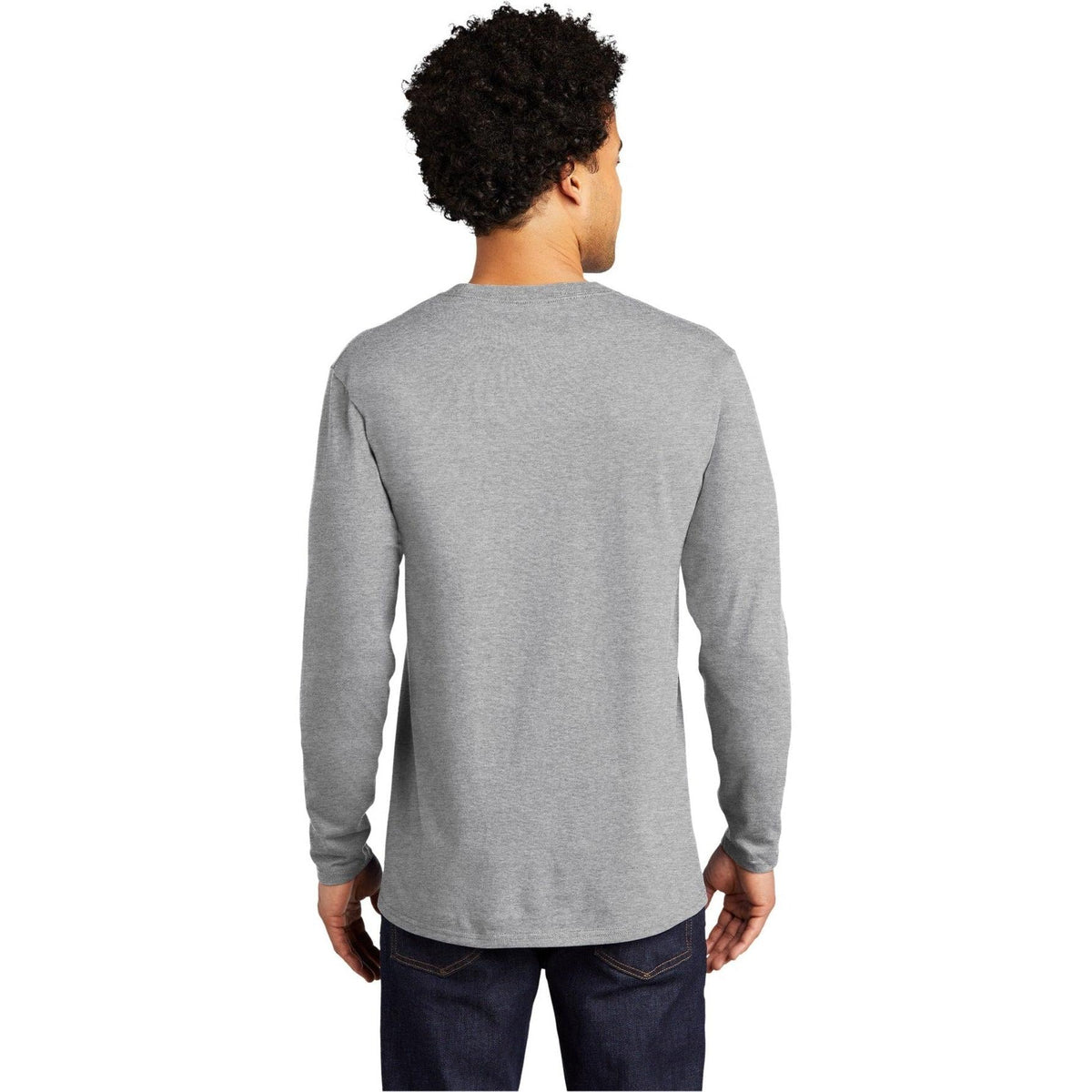 no-logo Port & Company Long Sleeve Bouncer Tee-Regular-Port & Company-Thread Logic